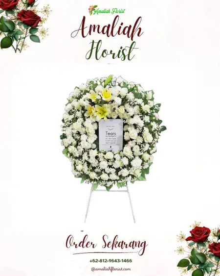 Krans Bunga Duka Pamijen